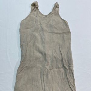 Flax Women's Maxi Dress in Beige